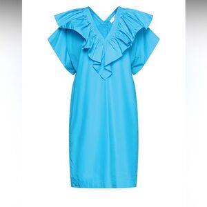 Tela Vibrant Blue Mini Dress